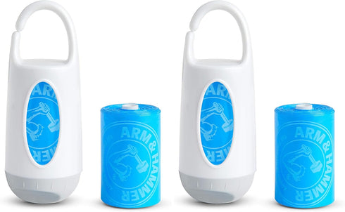 Munchkin Arm and Hammer Diaper Bag Dispenser and 24 Diaper Disposal Bags