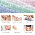 5 Pack 12x12 inches MUKIN Baby Washcloths - Natural Cotton Baby Wipes - Soft Newborn Face Towel and Washcloth