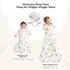 Momcozy 612 1.5 Sleep Sack for Baby Months, TOG Baby Wearable Blanket with Supportive Plush Filling, Two-Way Zipper