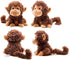 1 10 Inches Cuddle Barn - Crackin' Up Coco | Super Soft Animated Twirling Moving Monkey Stuffed Animal Plush Toy |