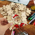 300PCS Blank Wooden Puzzles, DIY Jigsaw Puzzle Pieces for Crafts, Arts, Card Making (1.18" x 1.18") - Plain Puzzle
