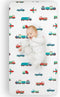 Wildkin Kids 100% Cotton Fitted Crib Sheet, 52 x 28 x 8 Inches, Super Soft & Breathable for Boys and Girls