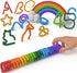 FEWOVUZ Little Ouchies Pain Fidget,8Pcs Textured Silicone Sensory Sticks Fidget Toys for Kids