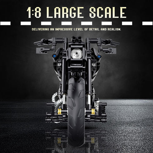 1:8 Set 14 15 16+ Birthday(579PCS) Motorcycle Building for Adults, Building Blocks for Adults, Collectible Toy