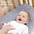 FILLEEP 2 Pack 52" 28" Baby Crib Sheets for Boys Girls Neutral, Crib Mattress Sheet for Standard Crib and Toddler