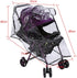 Fdit Clear Baby Stroller Rain Cover PVC Universal Waterproof Ventilation Windproof Dust Weather Umbrella Pram Cover Accessory