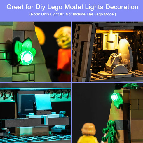 Upgraded LED Light Kit for Lego A New Hope Yavin 4 Rebel Base, Compatible with Lego 75365 (Model Not Included)