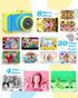 Kids Camera, One Button Operation, Digital Snaps, 3.5 Inch Screen, Age 3+ (Blue)