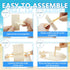 Amersumer 10 Pcs DIY Toy Wood Boat Craft Kits - Mini Wooden Sailboat Kits for School Projects, Make Your Own Sailboat