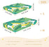 Bseiialft 52 28 Banana Leaves Tropical Crib Sheets for Boys Girls Soft and Breathable Cotton Baby Sheets for Standard
