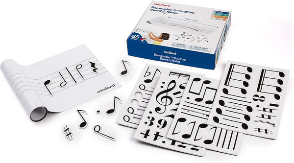 Miniland 94120 Pentagram Board & Notes, Black/White