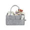 Parker Baby Diaper Caddy - Nursery Storage Bin and Car Organizer for