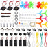 Sntieecr 6 Set 131 PCS DC Motors Kit, Mini Electric Motor 1.5-3V 15000RPM with Plastic Gears for Kid DIY STEM Project