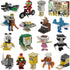 Myth Qholve Italian Brain Rot Unique Cartoon Characters Building Blocks 16 in 1 Educational