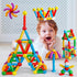 MAGBLOCK 136PCS Magnetic Sticks Blocks - Construction Building Toys for 3+ Years Old, STEM Educational Gifts
