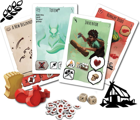 Z-Man Games Paleo A New Beginning Board Game EXPANSION - Cooperative Strategy Game for Kids & Adults, 2-4 Players