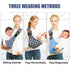 Beyoik 10-30 lbs(Blue Sailboat) Baby Sling Carrier,Baby Sling,Toddler Carrier,Adjustable and Non-Slip Hip Seat Carriers