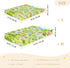 CZXW 52" 28" Cartoon Town Map Crib Sheets Fitted x Natural Cotton Soft & Breathable for Baby Crib Mattress