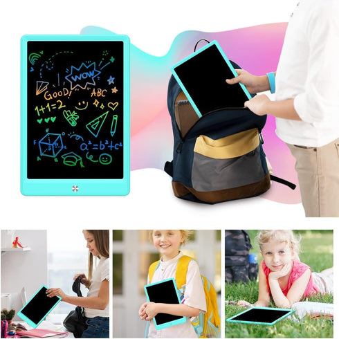 LCD Writing Tablet Doodle Board, 10.5 inch Colorful Drawing Pad, Electronic Drawing Tablet for Kids Ages 3-8