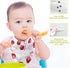 Msyxl 3 Pack 12x12in Watercolor Cherry Pattern Baby Washcloths Soft Face Towel Absorbent Bath Wash Cloths for Newborn