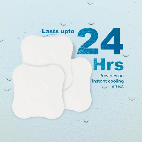 First Days Maternity Hydrogel Breast Pads for Sore Nipples, Instant Cooling Relief, Pack of 10 Pads
