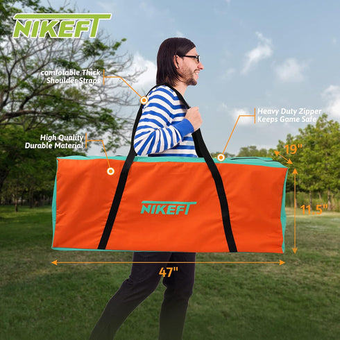 47" Jumbo 4-in-a-Row Carry Bag - Weather-Resistant & Sturdy for Storing Giant 4-to-Score Games (Game Not Included)