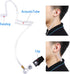 Gejoy 2 Pieces Playing Cosplay Set with Earpiece Earplugs and Sunglasses (Black Glasses Frame)