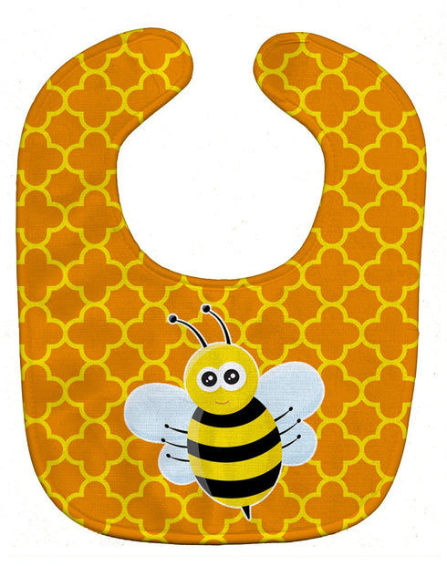 Bee on Quatrafoil Baby Bib
