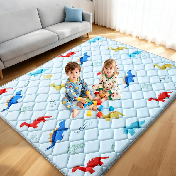 Baby Play Mat for Floor: 79" x 71" Playpen Mat - Thicker