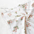 Muslin Baby Blankets for Girls Super Soft Nursery Minky Blankets with Breathable Muslin Cotton Front and 3D Touch Dotted Fleece Backing, Pink Floral Printed Bed Throws Newborn by BOPRIO