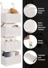 Closet 4 Macrame Over the Door Organizer Boho Decor Nursery Storage, Leaf Weaving Organizers and Storagewith Hanging