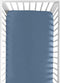 Sweet Jojo Designs Slate Blue Boy Baby Fitted Crib Sheet for Infant