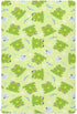 CHUROUSY Frogs and Dragonfly Crib Sheets Cute Cartoon Frog Mosquitoes Flower Mattress Cover