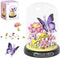 Flower Bouquet Building Set, 582 PCS Mini Building Block Kit with Dust Cover, Butterfly Wildflower for Adults, Girls &