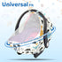 Fiwochic Dinosaurs Carseat Cover Baby Infant Car Seat Canopy Breathable Cotton Extra Large Mesh Window Windproof