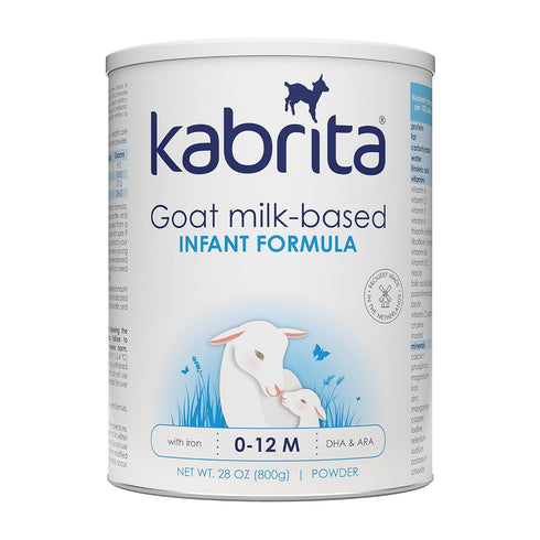 Kabrita Goat Milk Infant Formula - 28Oz Easy to Digest Baby Formula 0-12 Months with Prebiotics, Iron, DHA, Non-GMO