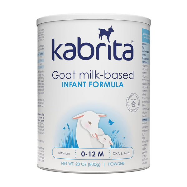 Kabrita Goat Milk Infant Formula - 28Oz Easy to Digest Baby Formula 0-12 Months with Prebiotics, Iron, DHA, Non-GMO