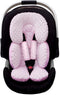 Pro Goleem Infant Car Seat Head Neck Body Support, Ultra-Soft Minky and