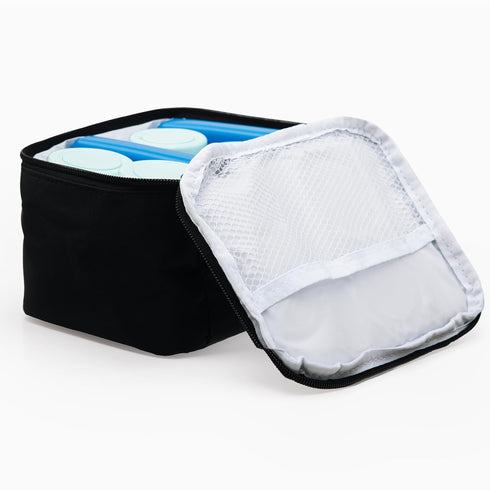 2 Packs 4 Zomee Breastmilk Cooler Bag for Baby Bottles Insulated Travel Tote with Ice & Bottles Keeps Milk Cold