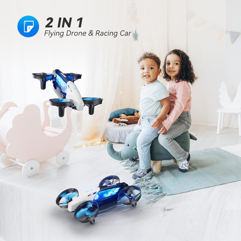 aeihopfe 2-in-1 8-12 7+2 Modes,5 14 Drones for Kids with Light Flying Postures,Mini Drone for Age Boys Small Micro