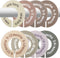 Filtbaird 8 Pcs Baby Closet Dividers for Clothes, Round Baby Clothes Organizer, Baby