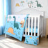 Set Boys-3 Sets Set UOMNY Crib Bedding for Piece Dinosaur Baby Boys Crib Bedding with Baby Comforter Crib Sheet