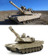 Tanks,1:28 WW2 M1A2 Boys,9 BEAURE Rc America Army Tank Toys for Channels Remote Control Cars with Sound and Light, RC