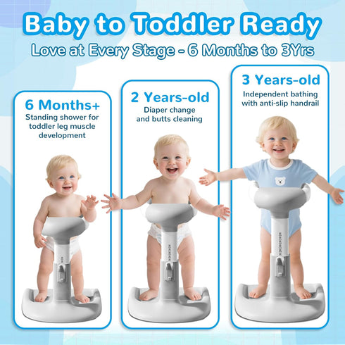 8-36 Baby Shower Stand - Adjustable Height Baby Shower Standing Support | Baby Bath Stand Soporte para Baera de Beb |