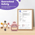 CAHILON 2 Pack 3-6 6-12 Easter Baby Teething Toys for Months, BPA Free Silicone Teething Mitten & Teething Ring, Baby