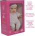 11-Inch Set Caucasian Soft Body Baby Doll Gift with Pacifier