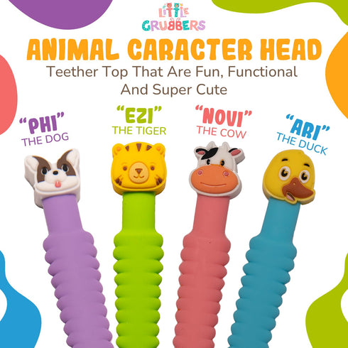 3-in-1 6+ Silicone Baby Spoon Self Feeding Months - Pediatric OT Designed Teether Spoon, BPA Free Toddler Utensils