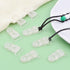 15pcs Environmental Plastic Pacifier Holder Clips, Transparent Suspender Clips for DIY Teething Toys and Baby Blankets