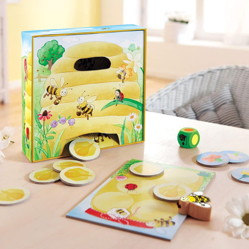 2 2+ HABA My Very First Games Hanna Honeybee - Cooperative Color Die Games Ages (Made in Germany)