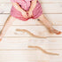 TOYANDONA 25 Pcs Wooden Wiggly Toy, Wood Lizard Toy, DIY Lizard Toy, Realistic Wood Crafts for Kids